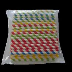 Rurki Papierowe Krótkie Długość 15 Cm, Kolorowe, 100 Sztuk, Horeca Polska