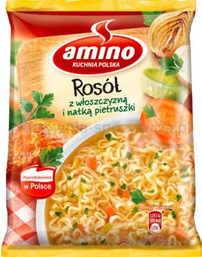 Amino Nudle  Zupa Rosół Z Włoszczyzną 58 G