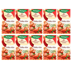 Herbapol Herbaciany Ogród herbatka owocowa dzika róża 20Torebek/70g x 10 sztuk