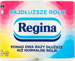 Regina Papier Toaletowy Najdłuższa Rolka 2W4 Rolki