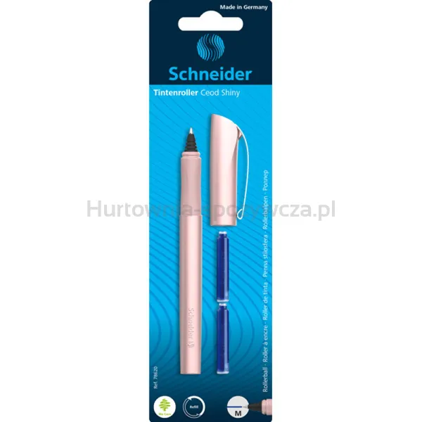 Schneider Pióro kulkowe Ceod, 2 naboje atraMentowe,blister, mix kolorów 
