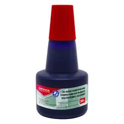 Tusz Olejowy Do Pieczątek Metalowych Office Products, 30Ml, Czerwony