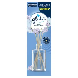 Glade® Reed Diffuser - Pure Clean Linen, Odświeżacz Powietrza Pachnące Patyczki 50Ml