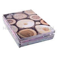 Office Products Brulion, Nature, A5, w kratkę, 96 kart., mix  - 6