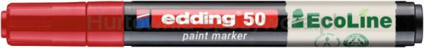 Marker olejowy na bazie wody e-50 EDDING EcoLine, 2-3mm, czerwony - 2