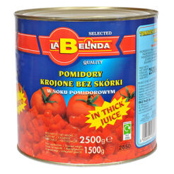 La Belinda Pomidory Krojone Bez Skórki 2500 G