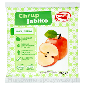 Crispy Natural Suszone Chipsy Z Jabłka 18G