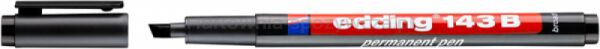 Edding Foliopis permanentny e-143 B  1-3mm czarny 