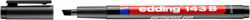 Edding Foliopis permanentny e-143 B  1-3mm czarny 