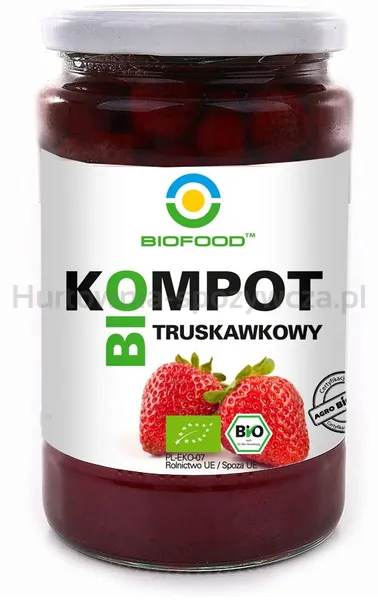 Kompot truskawkowy BIO 750 ml