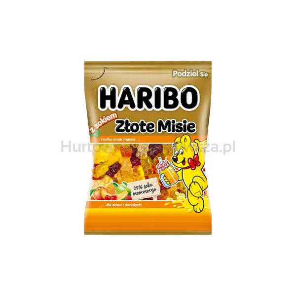 Żelki Haribo Złote Misie z Sokiem 160G