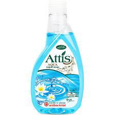 Attis Mydło W Płynie Aqua 400ml Antybacterial Zapas