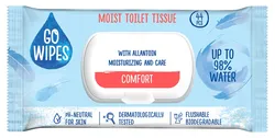 Papier toaletowy nawilżany GOWIPES Comfort, z klapką, 44 szt.