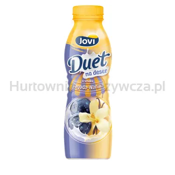 Jovi Duet Napój Jogurtowy Jagoda-Wanilia 350G BTL