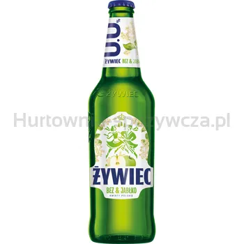 Żywiec 0,0% Bez & Jabłko Kwiaty Polskie 500 ml butelka zwrotna