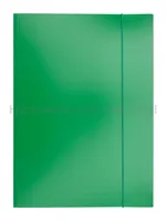 Teczka z gumką OFFICE PRODUCTS, karton/lakier, A4, 320gsm, 3-skrz., mix kolorów - 3