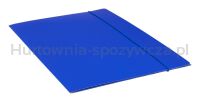 Teczka z gumką OFFICE PRODUCTS, karton/lakier, A4, 320gsm, 3-skrz., mix kolorów - 12