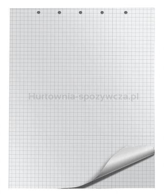 Q-Connect Blok do flipchartów kratka, 65x100cm, 20 kart., biały 