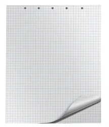 Q-Connect Blok do flipchartów kratka, 65x100cm, 20 kart., biały 