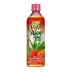 VITA ALOE Napój z aloesem 38% 0,5l Truskawka
