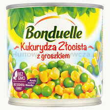 Bonduelle Kukurydza Złocista Z Groszkiem 425Ml