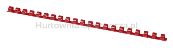 Office Products Grzbiety do bindowania A4, 8mm (45 kartek), 100 szt., czerwone 