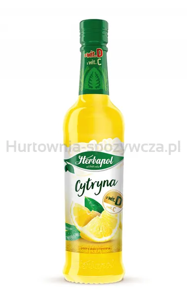 Syrop HERBAPOL Owocowa Spiżarnia, 420 ml, cytrynowy