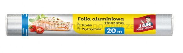 Folia alumninowa JAN NIEZBĘDNY, z tłoczeniem, 20m - 2
