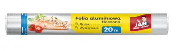 Folia alumninowa JAN NIEZBĘDNY, z tłoczeniem, 20m - 2