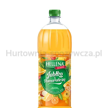 Hellena Napój Niegazowany Jabłko z pomarańczą 1,75 l (w tym +0,50 zł/szt. zwrotnej kaucji)