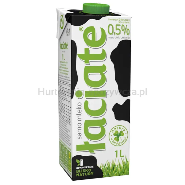 Łaciate Mleko 0,5%, 1 l x 12 sztuk