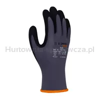 Rękawice DONAU SAFETY Flex, kat. II, rozm. 7, szare - 2