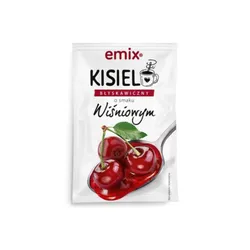 Kisiel z kawałkami owoców - błyskawiczny wiśnia emix 30g
