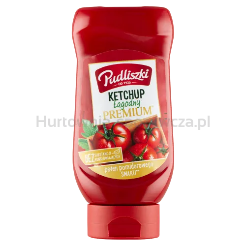 Pudliszki Ketchup Łagodny Premium 470G(data przydatnosci 05.03.2026)