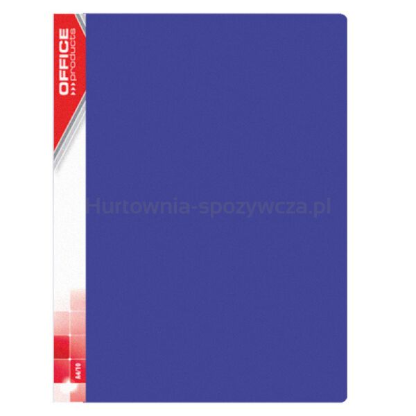 Office Products Teczka ofertowa PP, A4, 520mikr., 10 koszulek, niebieska 
