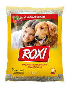 Karma Dla Psa Makaron Roxi Z Warzywami 3 Kg