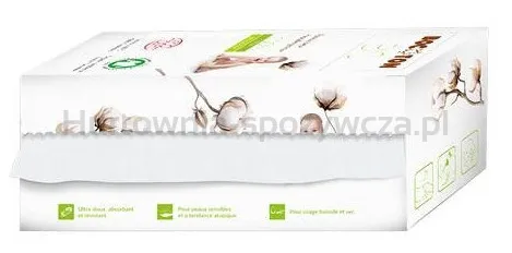 Ręczniczki higieniczne bawełniane suche dla dzieci i niemowląt 50szt BIO