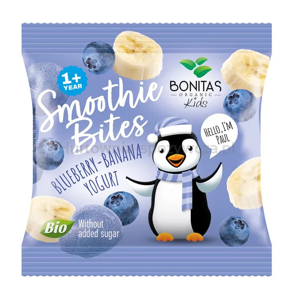 Liofilizowana przekąska borówka-banan-jogurt BIO 10 g