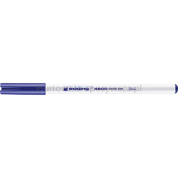 Pisak tekstylny e-4600 EDDING, 1 mm, niebieski - 3