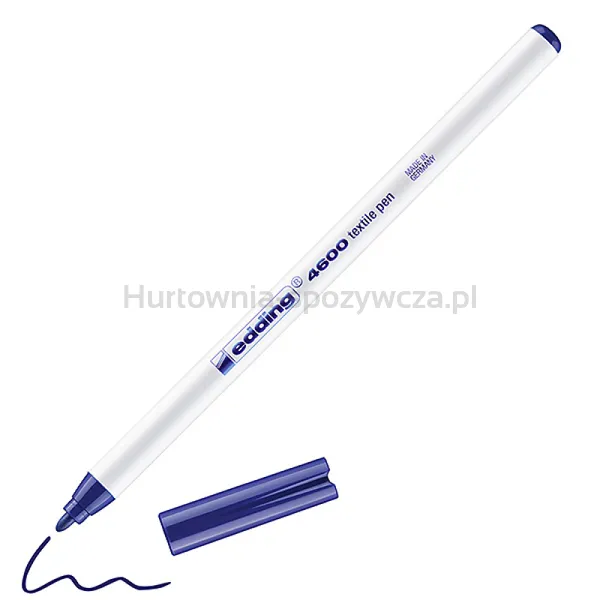 Pisak Tekstylny E-4600 Edding, 1 Mm, Niebieski