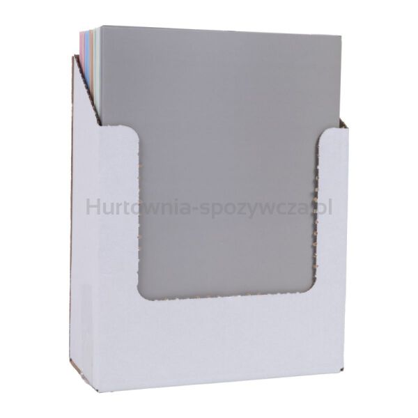 Teczka z gumką OFFICE PRODUCTS, Pastel soft touch, karton/lakier, A4, 320gsm, 3-skrz., mix kolorów - 2