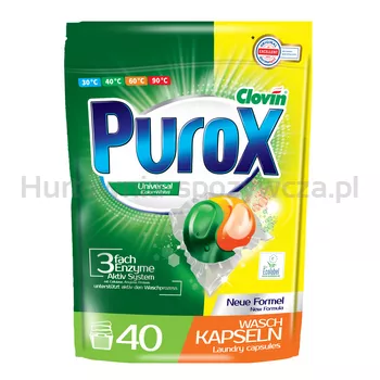 Purox Kapsułki żelowe do prania Universal 40 szt.