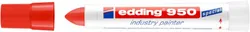 Edding Marker przemysłowy w paście e-950 10mm, czerwony 