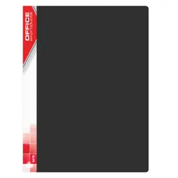 Office Products Teczka Ofertowa Pp, A4, 850Mikr., 40 Koszulek, Czarna 