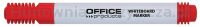 Office Products Marker do tablic okrągły, 1-3mm (linia), czerwony 