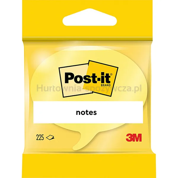 Kostka Samoprzylepna Post-It® (2007Sp), 1X225 Kart., W Kształcie Chmurki Komiksowej