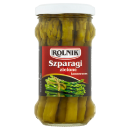 *Rolnik Szparagi Całe Zielone Obrane 180G