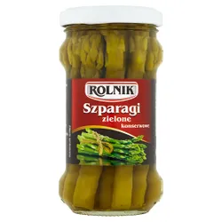 Rolnik Szparagi Całe Zielone Obrane 180G 