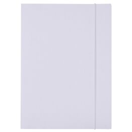 Teczka z gumką OFFICE PRODUCTS Budget, karton, A4, 250gsm, 3-skrz., biała
