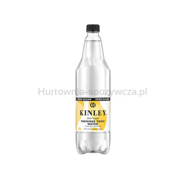 Kinley Zero Sugar Premiere Tonic Water Napój gazowany 1 l (w tym +0,50 zł/szt. zwrotnej kaucji)